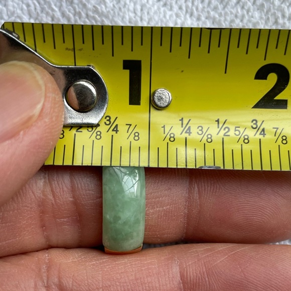 Jade gold 14k women’s ring or unisex - Picture 8 of 10